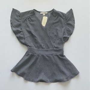 NWT striped blouse
